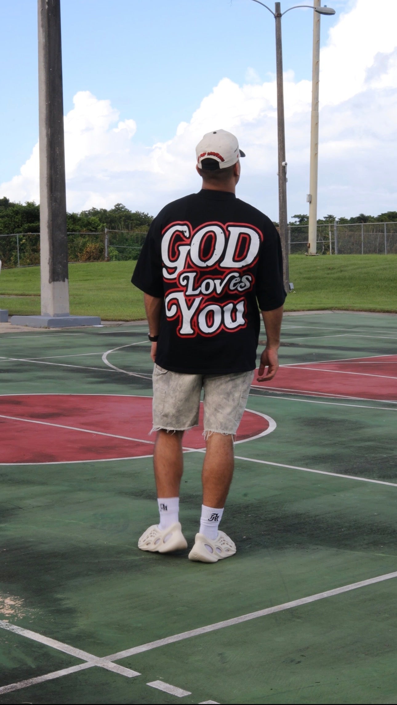 AB Black Tshirt “God Loves you”