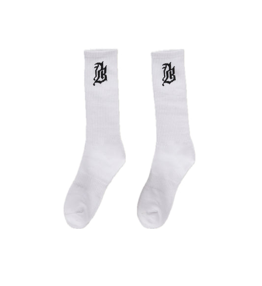 2 AB White Sock