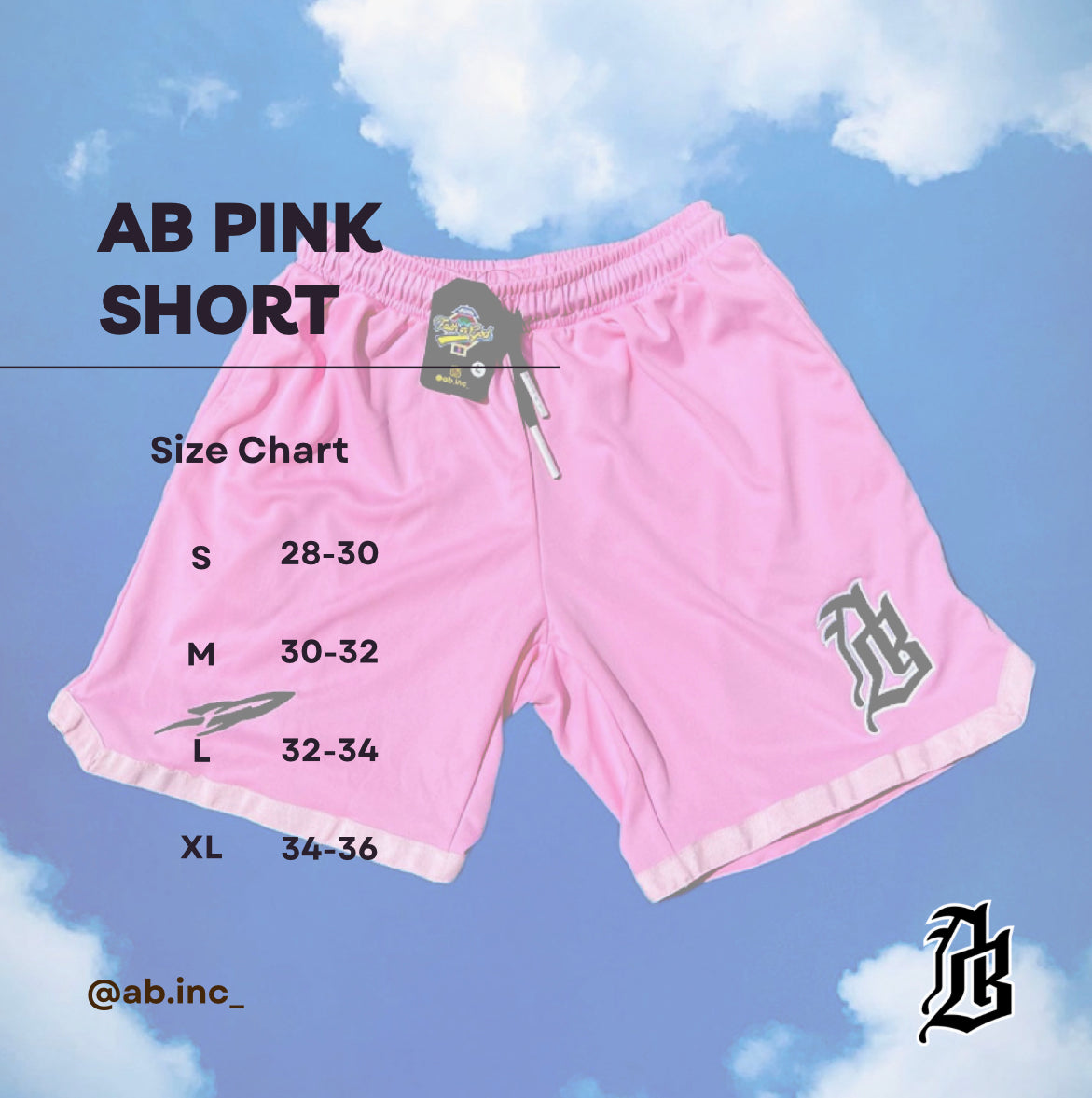 AB PINK SHORTS