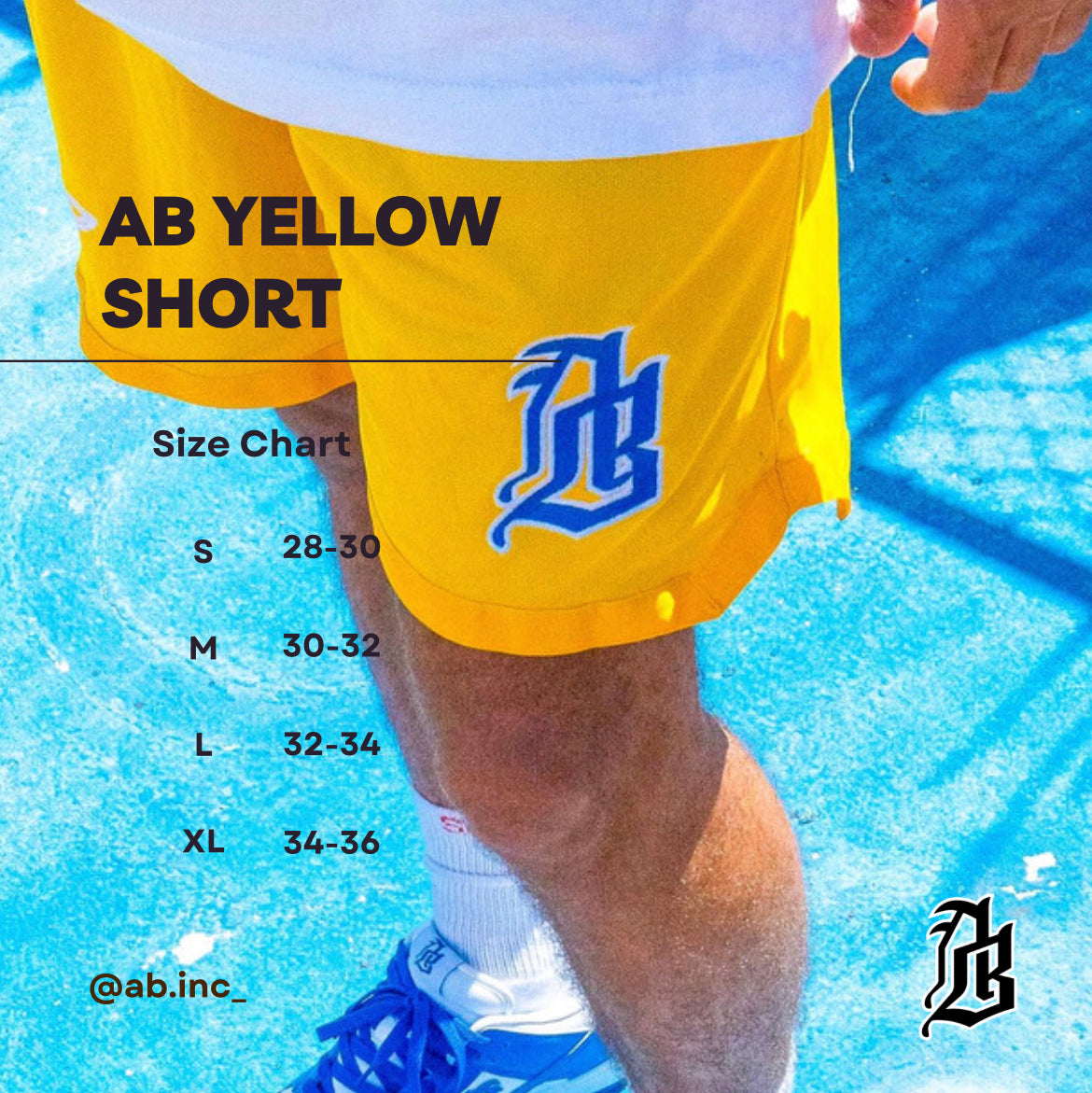 AB Yellow shorts